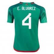 Billiga Fotbollströjor Mexico VM 2022 Edson Álvarez 4 Hemmatröja..